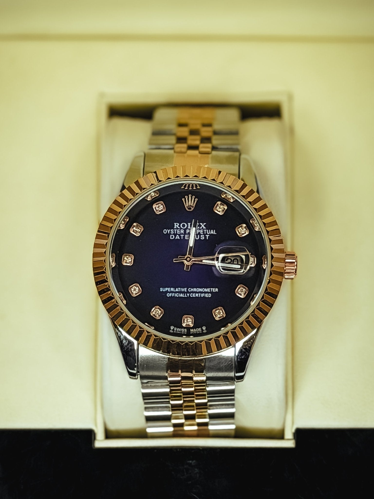 Rollie Waterproof Date Just Watch 💖